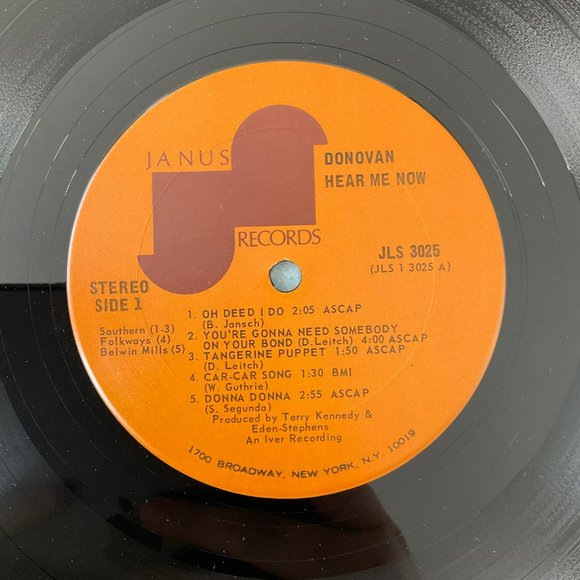 Donovan: Hear Me Now Vintage Vinyl Record - Picture 5 of 8